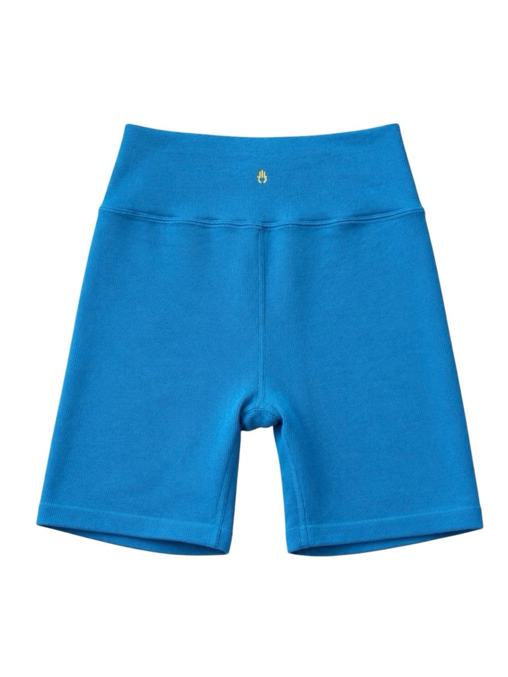 Spiritual Gangster Biker‎ Shorts High Rise Seamless Teal Blue Size M/L